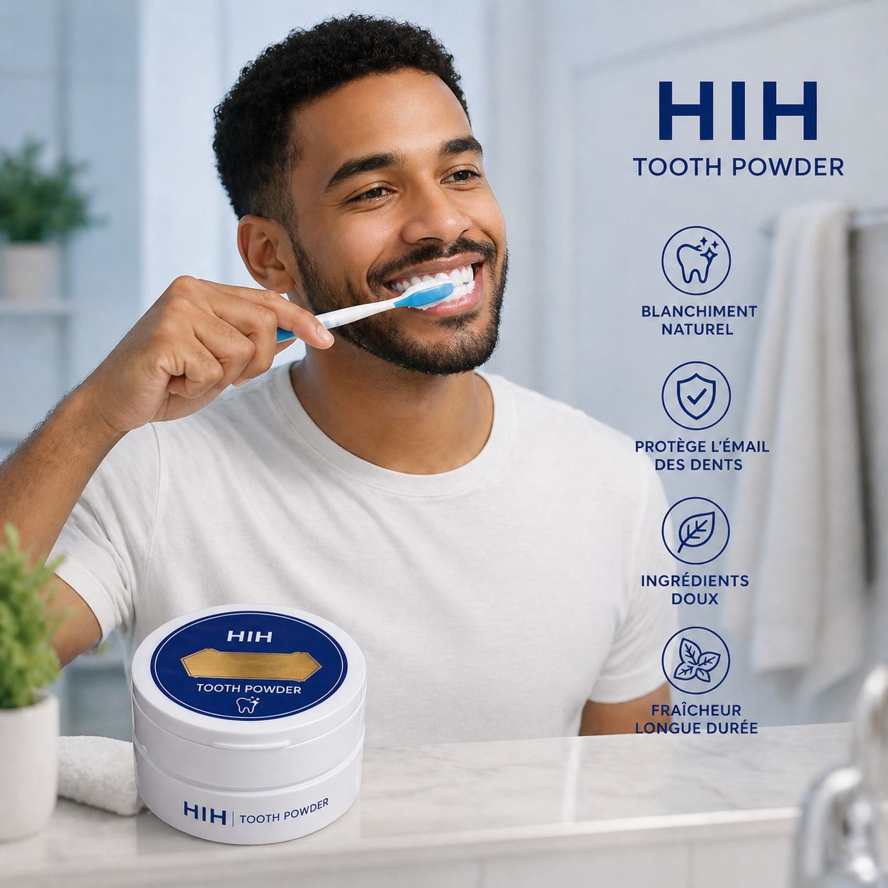 MEILLEUR PRODUIT DE BLANCHIMENT DENTAIRE, HIH PROBIOTIC.