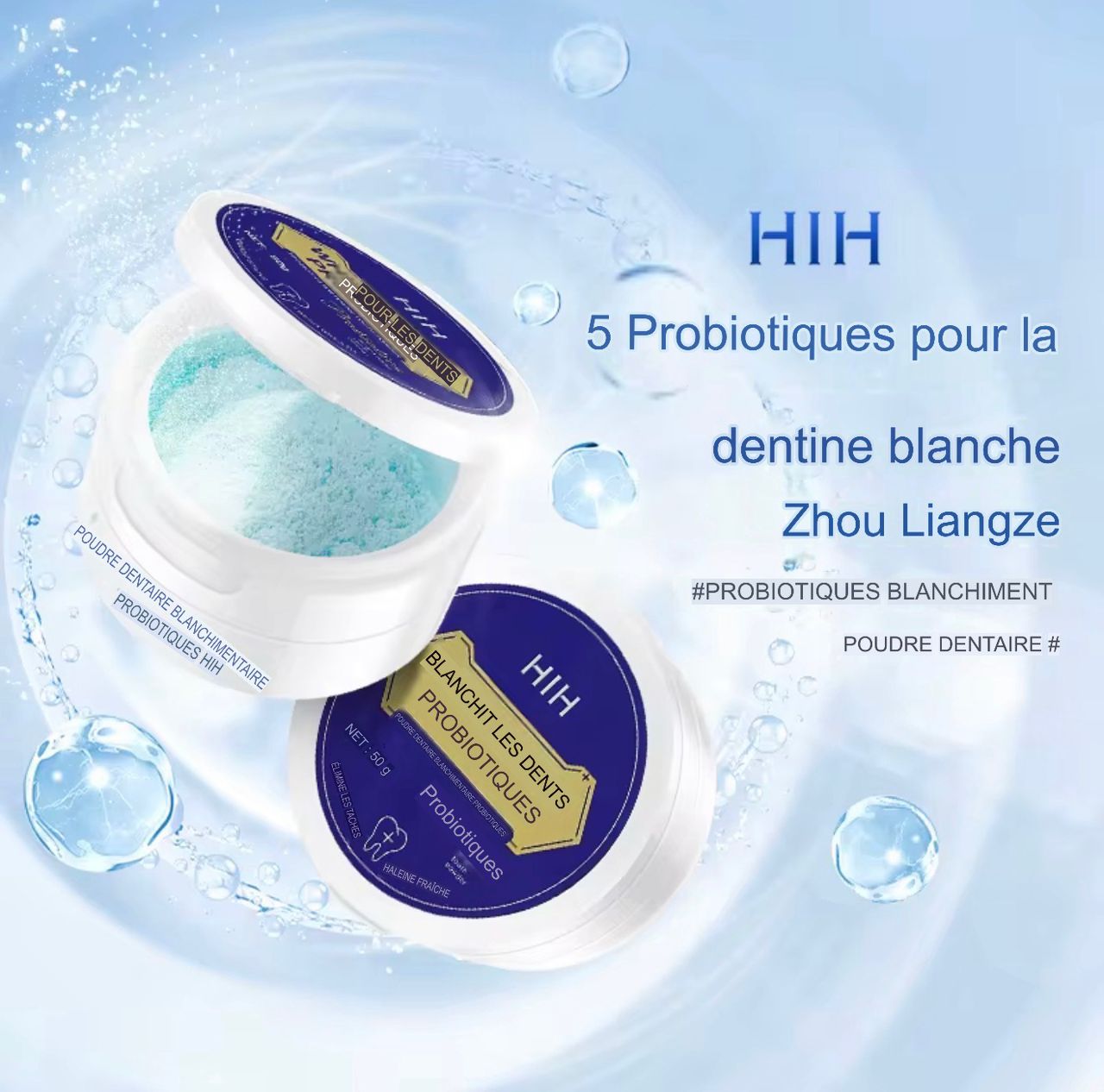 MEILLEUR PRODUIT DE BLANCHIMENT DENTAIRE, HIH PROBIOTIC.